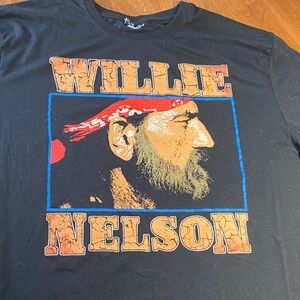 Black Willie Nelson Graphic Tee XXL 2XL